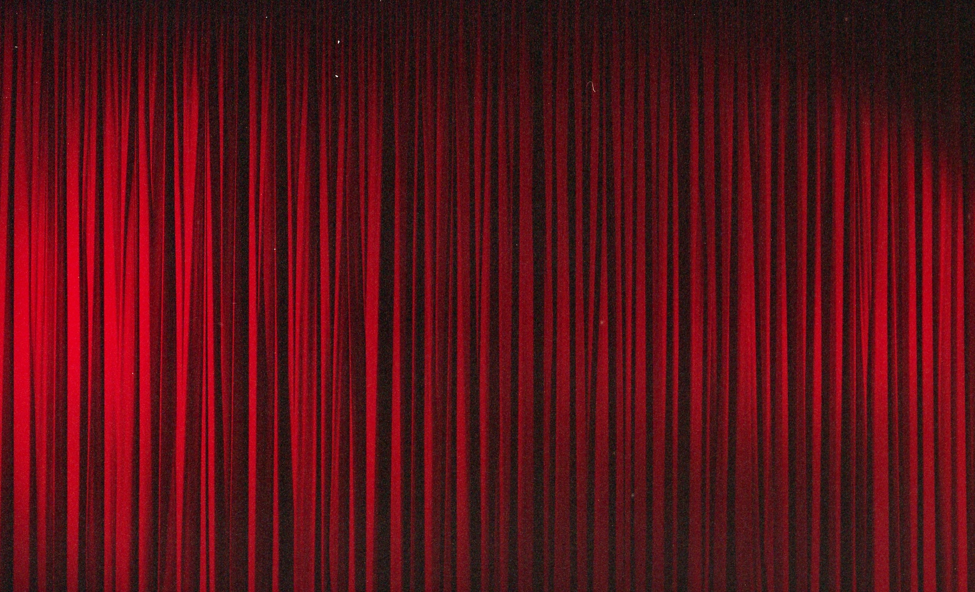 Red stage curtain background