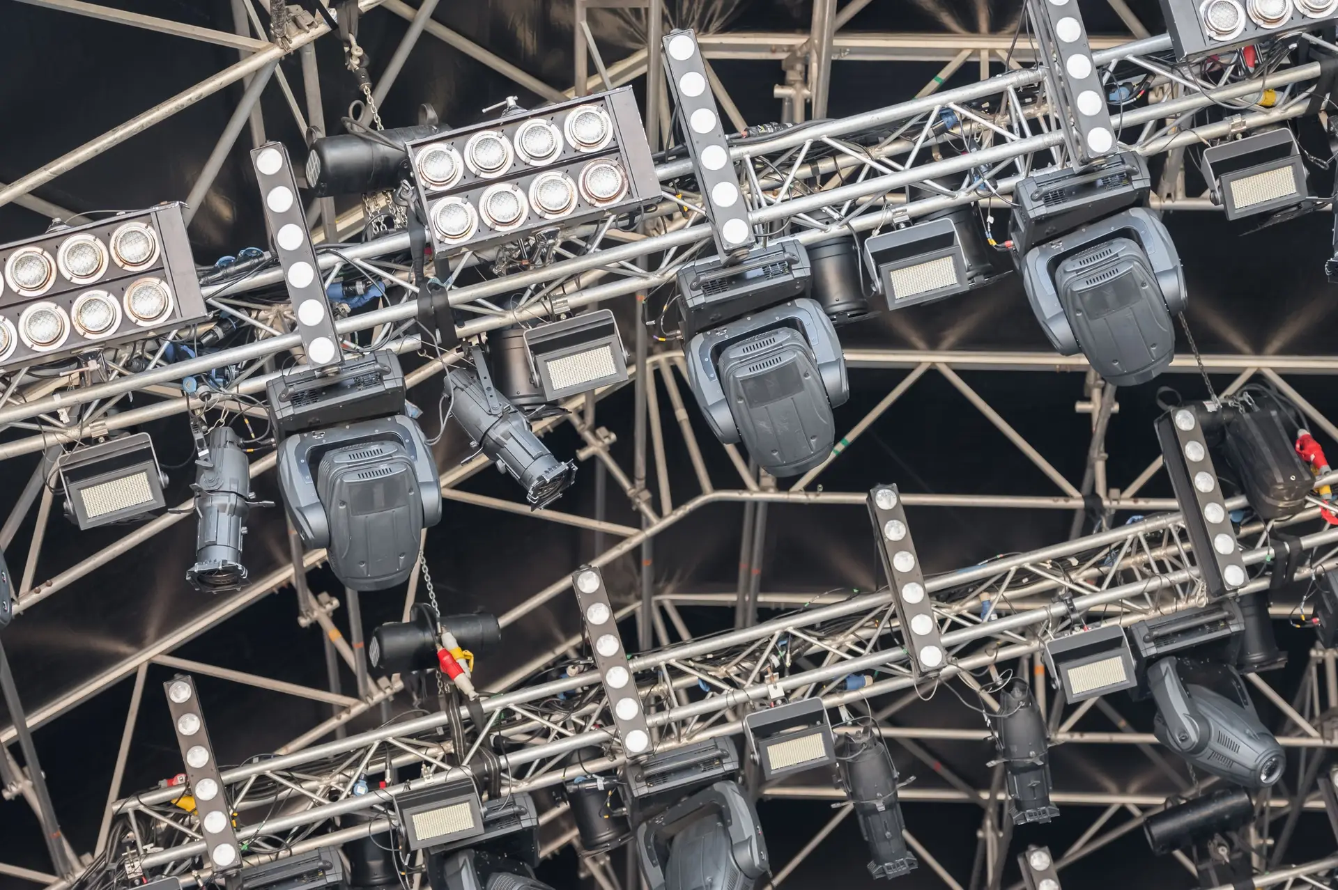 festival lighting rig
